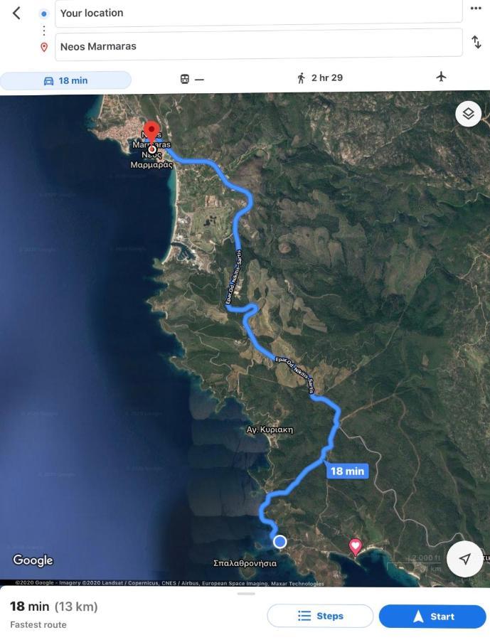 Вилла Hidden Gem Sithonia Metochi Agias Kiriakis Экстерьер фото